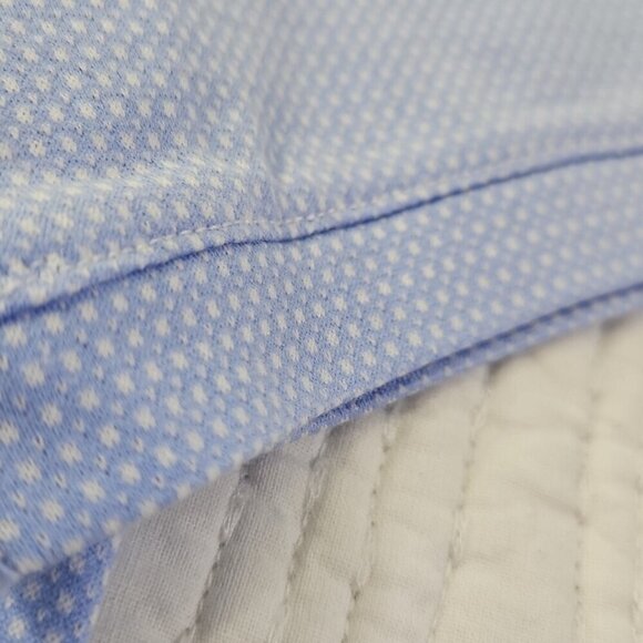 Calvin Klein Mercerized Button Up Shirt Men's Medium Baby Blue Geometric EUC LN - Picture 5 of 15